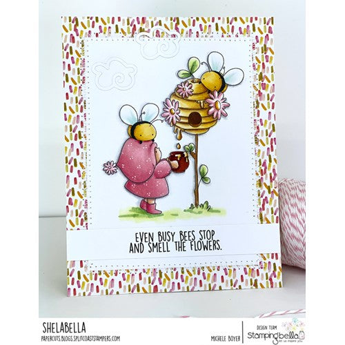Simon Says Stamp! Stamping Bella BUNDLE GIRL AND THE BEEHIVE Cling Stamps eb1124