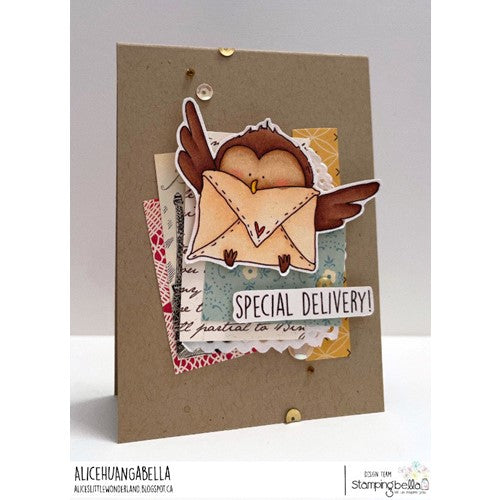 Simon Says Stamp! Stamping Bella SPECIAL DELIVERY Cling Stamps eb1130