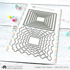 Simon Says Stamp! Mama Elephant COMBO RECTANGLES Creative Steel Dies