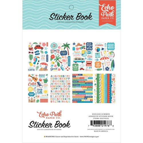 Simon Says Stamp! Echo Park ENDLESS SUMMER Sticker Book es274029*