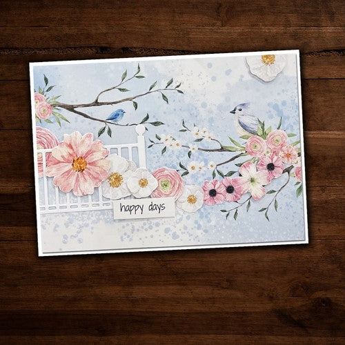 Simon Says Stamp! Paper Rose STIRLING FENCE Die 22777