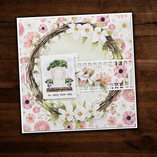 Simon Says Stamp! Paper Rose STIRLING FENCE Die 22777