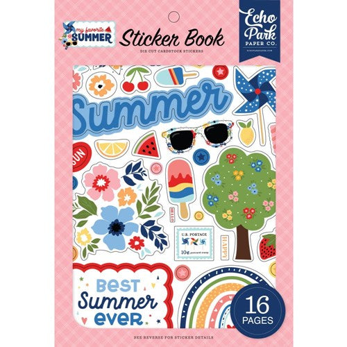 Simon Says Stamp! Echo Park MY FAVORITE SUMMER Sticker Book mys273029*