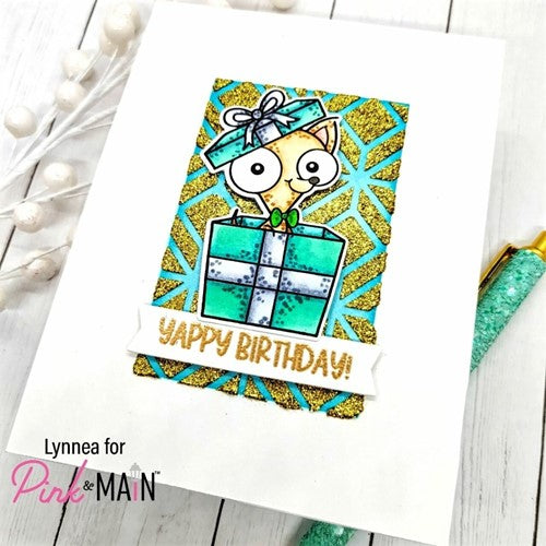 Simon Says Stamp! Pink and Main YAPPY BIRTHDAY Clear Stamps PM0523