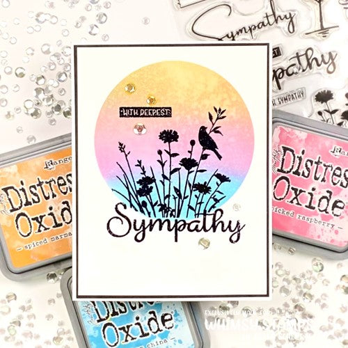 Simon Says Stamp! Whimsy Stamps SYMPATHY SILHOUETTE Clear Stamps CWSD407