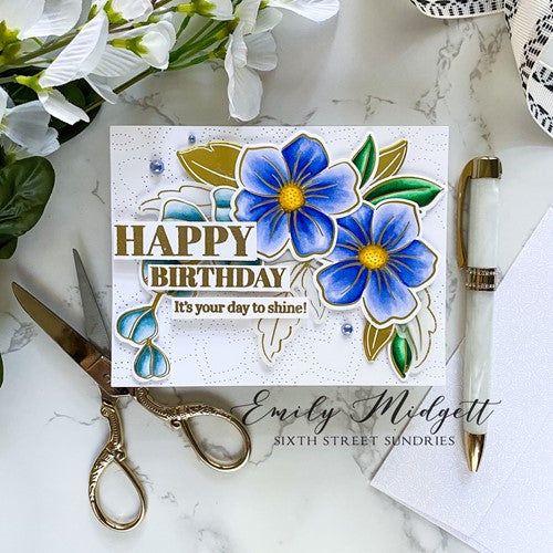 Simon Says Stamp! Simon Says Clear Stamps BIRTHDAY WISHES sss102491