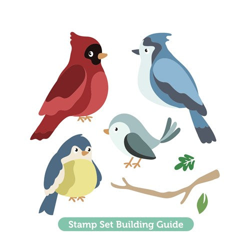 Simon Says Stamp! Simon Says Stamp SWEET BIRDS Wafer Dies sssd112582c