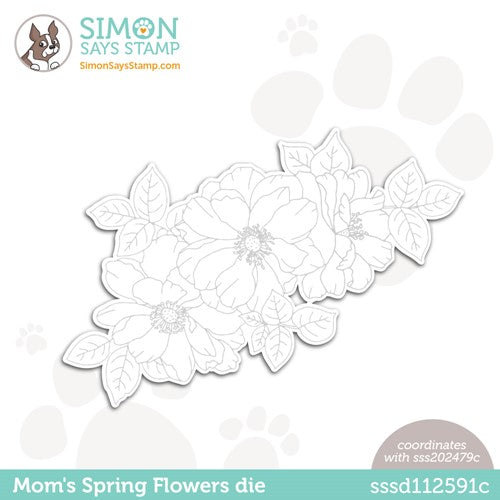 Simon Says Stamp! Simon Says Stamp MOM'S SPRING FLOWERS Wafer Dies sssd112591c