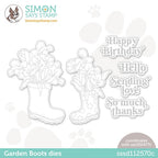 Simon Says Stamp! Simon Says Stamp GARDEN BOOTS Wafer Dies sssd112570c