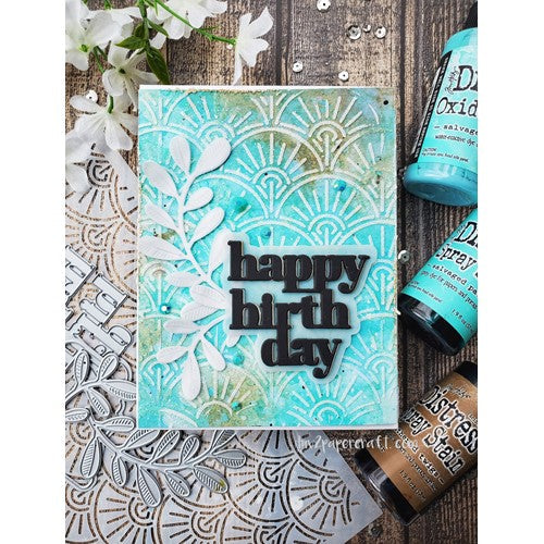 Simon Says Stamp! Simon Says Stamp Stencil FANFARE ssst221564