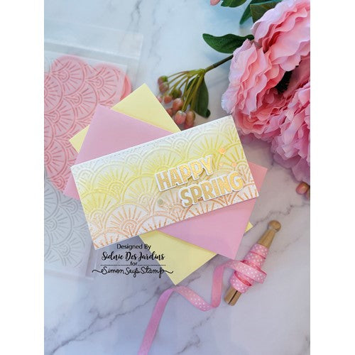 Simon Says Stamp! Simon Says Stamp Stencil FANFARE ssst221564 | color-code:ALT4