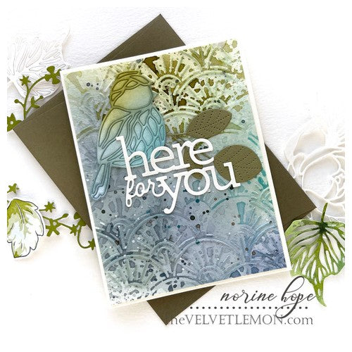 Simon Says Stamp! Simon Says Stamp Stencil FANFARE ssst221564 | color-code:ALT91