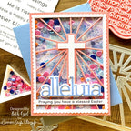 Simon Says Stamp! Simon Says Stamp STAINED GLASS CROSS Wafer Dies sssd112567c