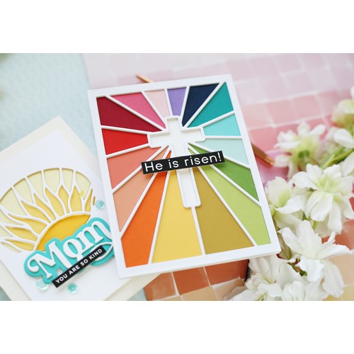 Simon Says Stamp! Simon Says Stamp STAINED GLASS CROSS Wafer Dies sssd112567c | color-code:ALT00