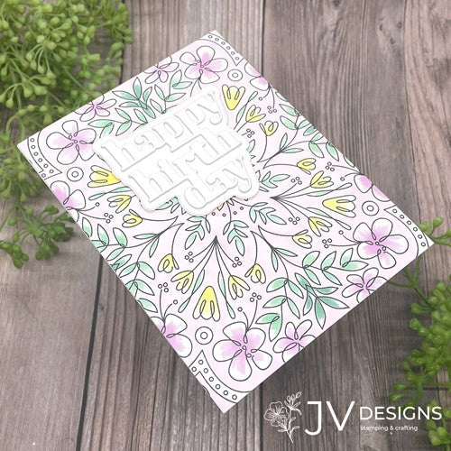 Simon Says Stamp! Simon Says Cling Stamps DELICATE FLORAL MANDALA sss102474 | color-code:ALT2