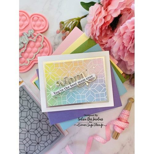 Simon Says Stamp! Simon Says Cling Stamps DIMENSIONAL QUILT sss102469