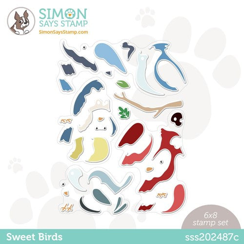 Simon Says Stamp! Simon Says Clear Stamps SWEET BIRDS sss202487c