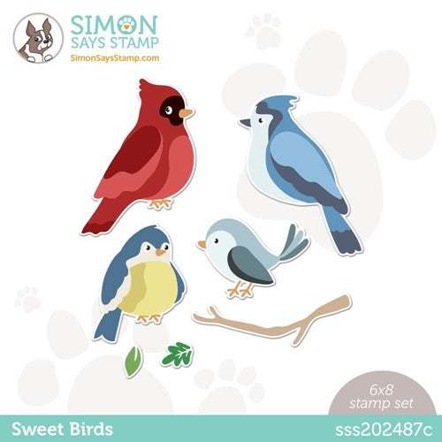 Simon Says Stamp! Simon Says Clear Stamps SWEET BIRDS sss202487c
