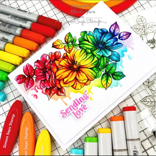 Simon Says Stamp! Simon Says Clear Stamps MOM'S SPRING FLOWERS sss202479c | color-code:ALT9