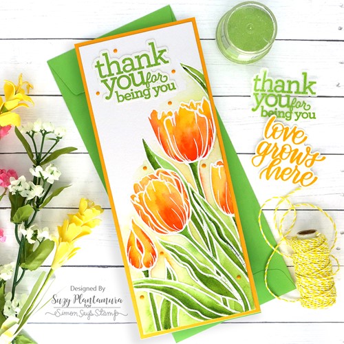 Simon Says Stamp! Simon Says Clear Stamps DAY TULIPS sss202495c | color-code:ALT1