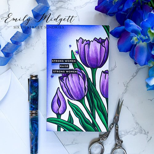 Simon Says Stamp! Simon Says Clear Stamps DAY TULIPS sss202495c | color-code:ALT2