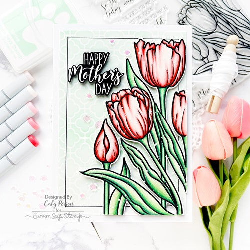 Simon Says Stamp! Simon Says Clear Stamps DAY TULIPS sss202495c | color-code:ALT4