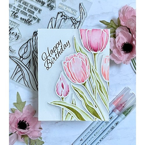 Simon Says Stamp! Simon Says Clear Stamps DAY TULIPS sss202495c | color-code:ALT6