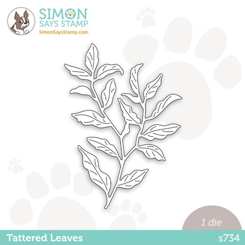 Simon Says Stamp! Simon Says Stamp TATTERED LEAVES Wafer Die s734