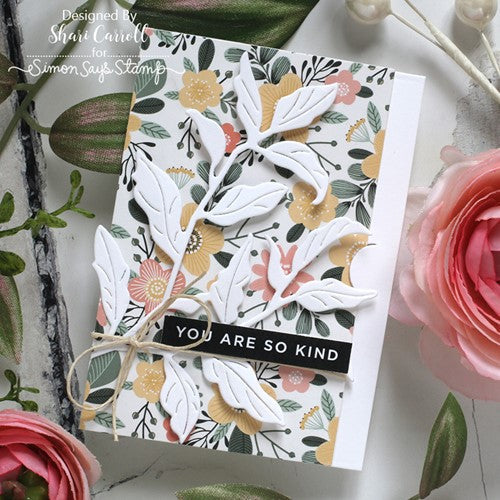 Simon Says Stamp! Simon Says Stamp TATTERED LEAVES Wafer Die s734 | color-code:ALT0
