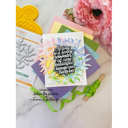 Simon Says Stamp! Simon Says Stamp TATTERED LEAVES Wafer Die s734 | color-code:ALT2