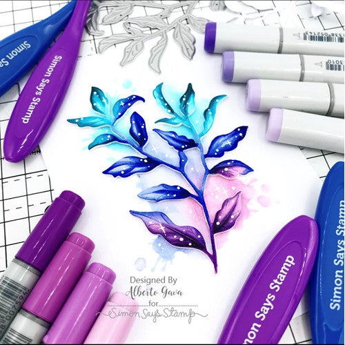 Simon Says Stamp! Simon Says Stamp TATTERED LEAVES Wafer Die s734