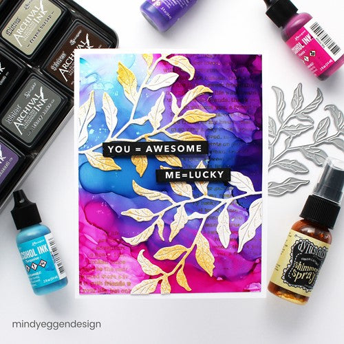 Simon Says Stamp! Simon Says Stamp TATTERED LEAVES Wafer Die s734