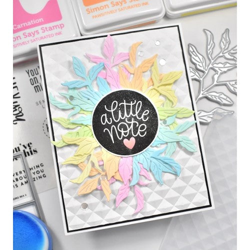 Simon Says Stamp! Simon Says Stamp TATTERED LEAVES Wafer Die s734 | color-code:ALT6