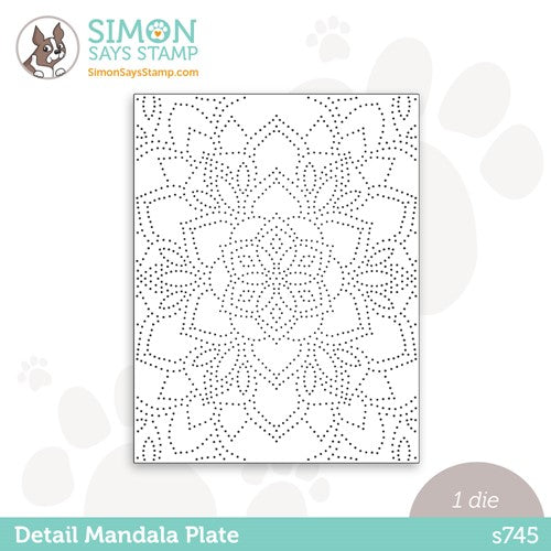 Simon Says Stamp! Simon Says Stamp DETAIL MANDALA PLATE Wafer Die s745