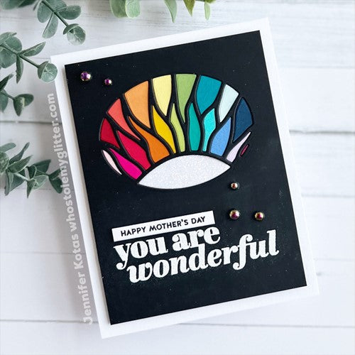 Simon Says Stamp! Simon Says Stamp STAINED GLASS SUN Wafer Die sssd112568