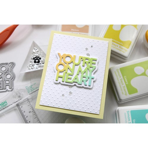 Simon Says Stamp! Simon Says Stamp YOU'RE ON MY HEART Wafer Dies sssd112564 | color-code:ALT22