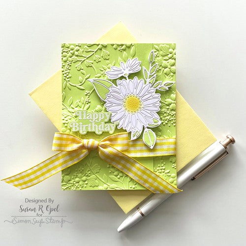 Simon Says Stamp! Simon Says Stamp DAISIES AND LEAVES Wafer Die sssd112575