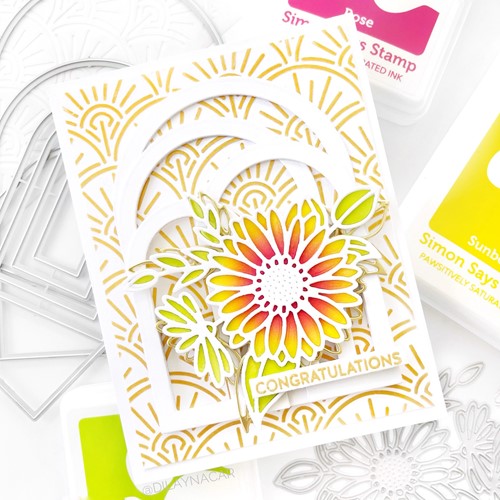 Simon Says Stamp! Simon Says Stamp DAISIES AND LEAVES Wafer Die sssd112575 | color-code:ALT6