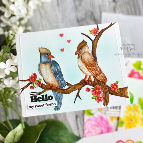 Simon Says Stamp! Altenew FOLKTALE BIRDS 3D Embossing Folder ALT6969 | color-code:ALT4