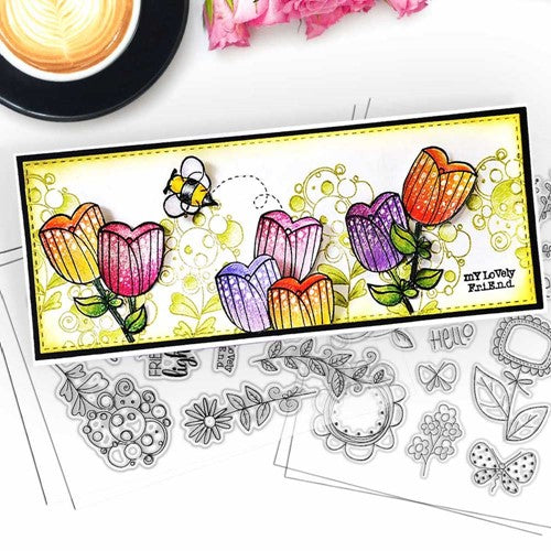 Simon Says Stamp! Polkadoodles FRIENDSHIP DAYS Clear Stamps pd8206