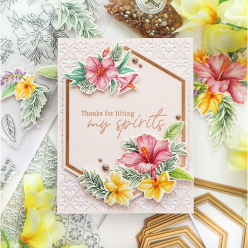 Simon Says Stamp! PinkFresh Studio HIBISCUS WASHI Die 147022 | color-code:ALT02