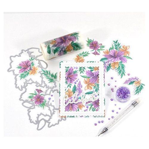 Simon Says Stamp! PinkFresh Studio HIBISCUS WASHI Die 147022 | color-code:ALT05