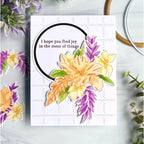 Simon Says Stamp! PinkFresh Studio HIBISCUS WASHI Stencil Set 147122 | color-code:ALT04
