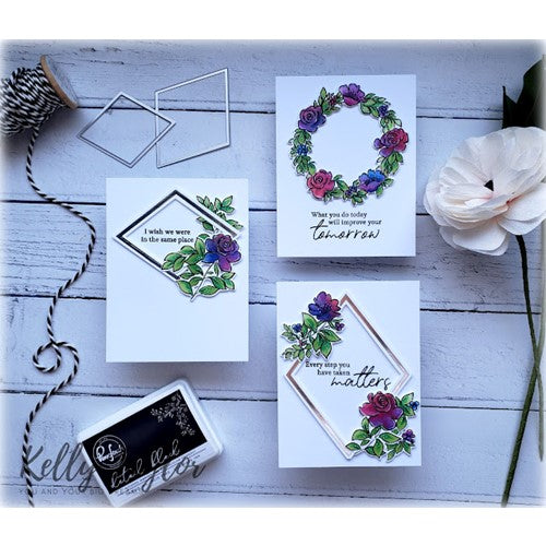 Simon Says Stamp! PinkFresh Studio RAINBOW FLORAL WASHI Clear Stamp Set 147322 | color-code:ALT07