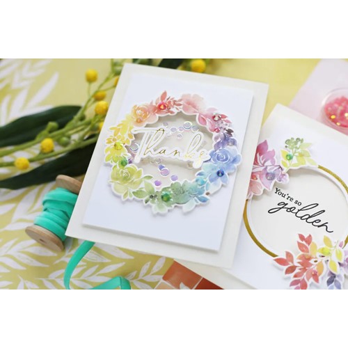 Pinkfresh Studio - Joyful Bouquet 4 Washi Tape with gold foiling