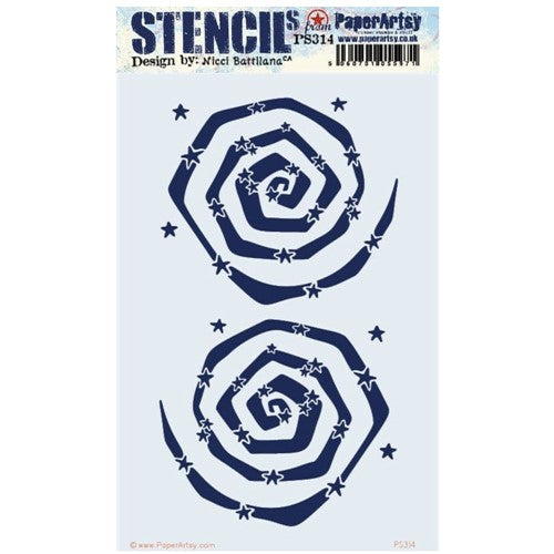 Simon Says Stamp! Paper Artsy ECLECTICA3 NICCI BATTILANA 314 Large Stencil ps314