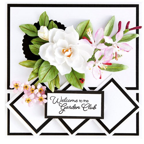 Simon Says Stamp! STP-108 Spellbinders THROUGH THE GARDEN GATE SENTIMENTS Clear Stamps*