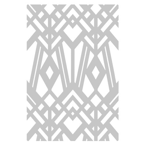 Simon Says Stamp! Sizzix Textured Impressions GEO DIAMONDS Multi Level Embossing Folder 665748