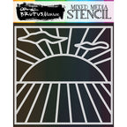Simon Says Stamp! Brutus Monroe STAINED GLASS GARDEN Stencil bru8279*