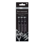 Simon Says Stamp! Spectrum Noir QUICKSILVER Metallic Paint Marker Set Of 3 sn-mtpm-sil3